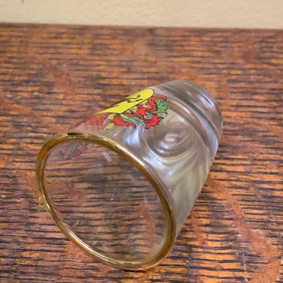 Vintage Gold Rimmed Stuttgart Germany Horse Crest Logo Shot Glass - Picture 10 of 16